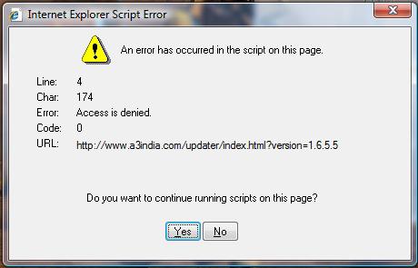 Anyone facing this error ?