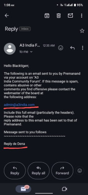 Fake mail sending from name of admin@a3india.com